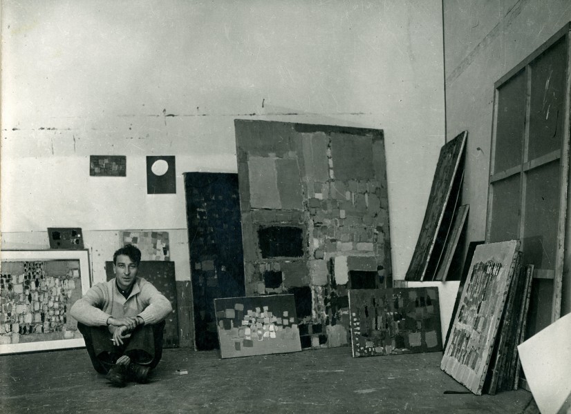 De Stael dans son atelier rue Gauguet