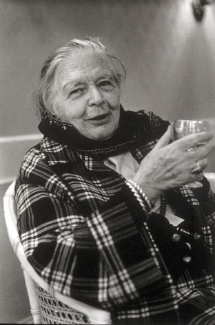 Marguerite Yourcenar, London, 1987