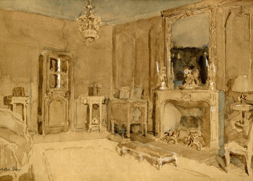 Chambre au château de Bréau