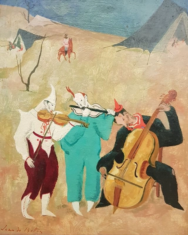 Les Saltimbanques : Répétition au camp, 1947