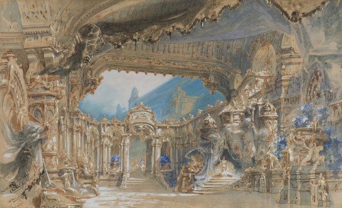 Projet de décor pour Armide