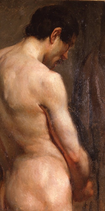 Figure académique (détail)