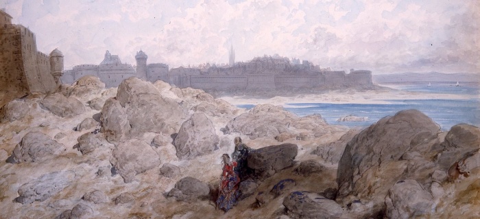 Environs de Saint-Malo, vue des remparts