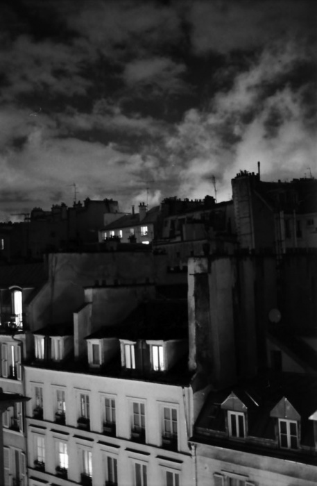 Vue de chez moi, le soir, Paris, 1986