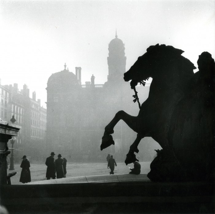 Lyon, place des Terreaux, hiver 1942-1943