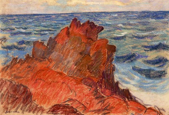 Les roches rouges