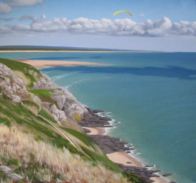 Kite Surfing, Carteret, Manche