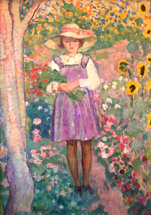 Nono dans le jardin