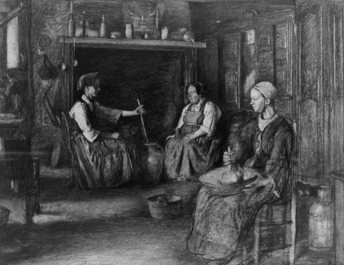 La fabrication du beurre