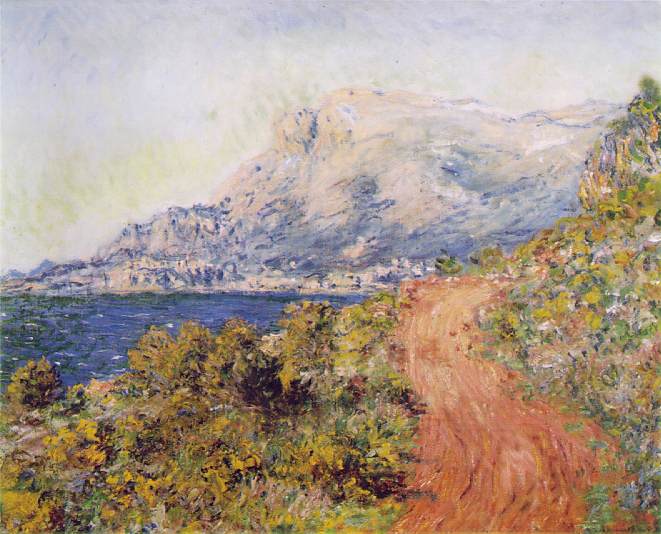 La Route Rouge près de Menton