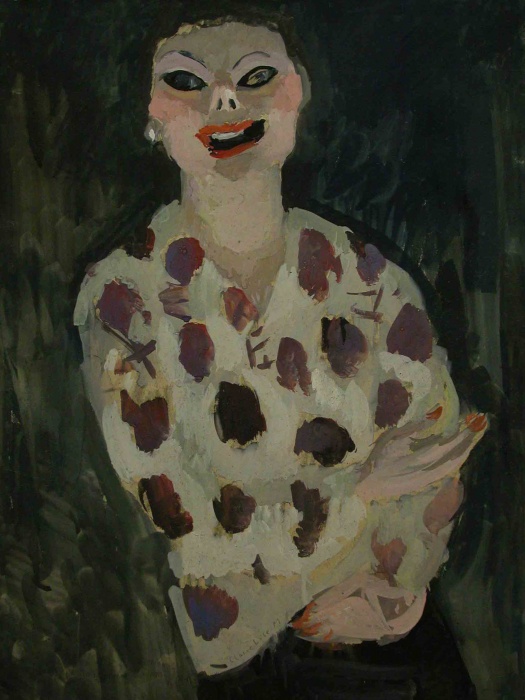 Femme au rouge à lèvre, chanteuse n°3