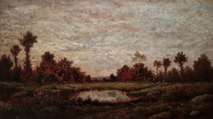 Paysage à la mare